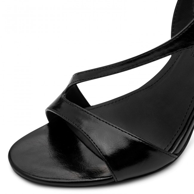Tamaris 1-28322-46-001 Black Γυναικεία Πέδιλα με Τακούνι