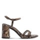 Tamaris 1-28327-46-386 Brown Snake Γυναικεία Πέδιλα με Τακούνι
