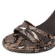 Tamaris 1-28327-46-386 Brown Snake Γυναικεία Πέδιλα με Τακούνι