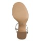 Tamaris 1-28328-46-408 Beige Patent Γυναικεία Πέδιλα με Τακούνι