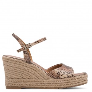 Tamaris 1-28336-46-386 Brown Snake Γυναικείες Πλατφόρμες