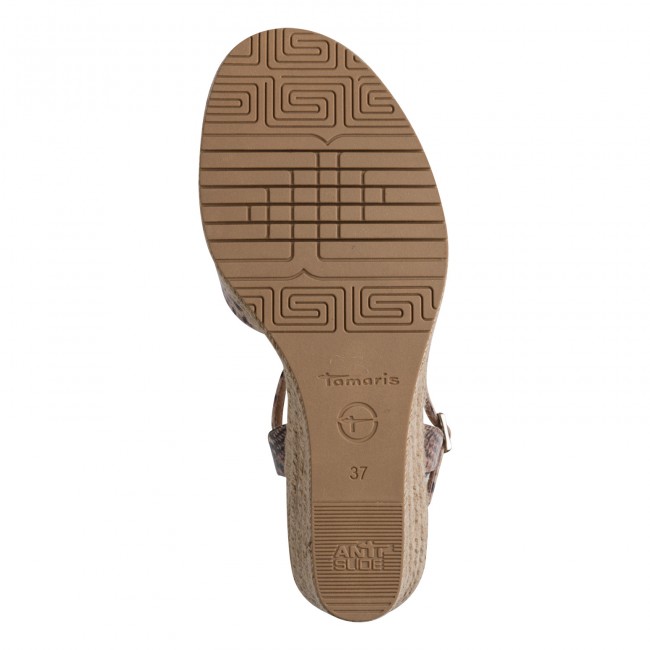Tamaris 1-28336-46-386 Brown Snake Γυναικείες Πλατφόρμες