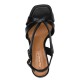 Tamaris 1-28339-46-020 Black Γυναικεία Πέδιλα με Τακούνι