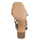 Tamaris 1-28340-46-401 Beige Γυναικεία Πέδιλα με Τακούνι
