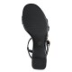 Tamaris 1-28350-46-018 Black Patent Γυναικεία Πέδιλα με Τακούνι