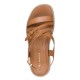 Tamaris 1-28365-46-305 Cognac Γυναικείες Flatform Πλατφόρμες