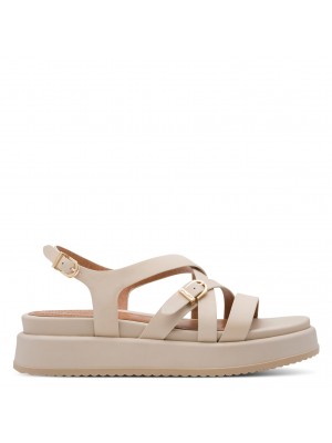 Tamaris 1-28365-46-418 Ivory Γυναικείες Flatform Πλατφόρμες