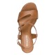 Tamaris 1-28369-46-372 Cognac Γυναικεία Πέδιλα με Τακούνι