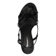 Tamaris 1-28375-46-001 Black Γυναικεία Πέδιλα με Τακούνι