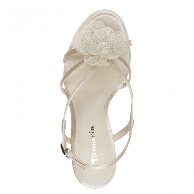 Tamaris 1-28375-46-229 Pearl Γυναικεία Πέδιλα με Τακούνι