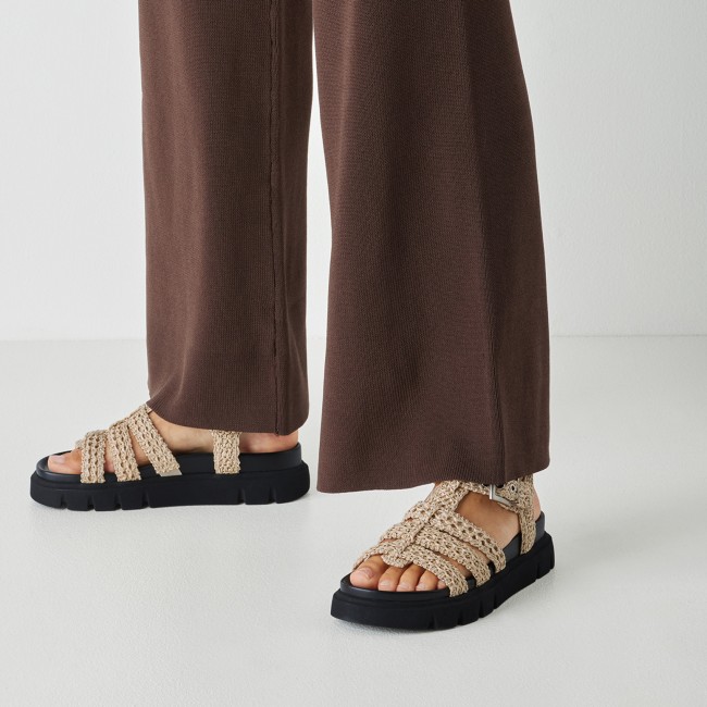 Tamaris 1-28402-46-400 Beige Γυναικείες Πλατφόρμες