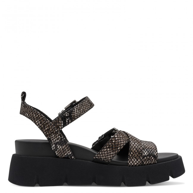 Tamaris 1-28511-46-073 Black Snake Γυναικείες Πλατφόρμες