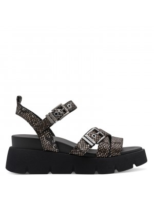 Tamaris 1-28511-46-073 Black Snake Γυναικείες Πλατφόρμες