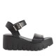 Tamaris 1-28712-42-003 Black Leather Γυναικείες Πλατφόρμες