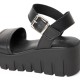 Tamaris 1-28712-42-003 Black Leather Γυναικείες Πλατφόρμες