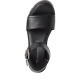 Tamaris 1-28712-42-003 Black Leather Γυναικείες Πλατφόρμες
