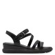 Tamaris 1-28713-46-001 Black Γυναικείες Flatform Πλατφόρμες
