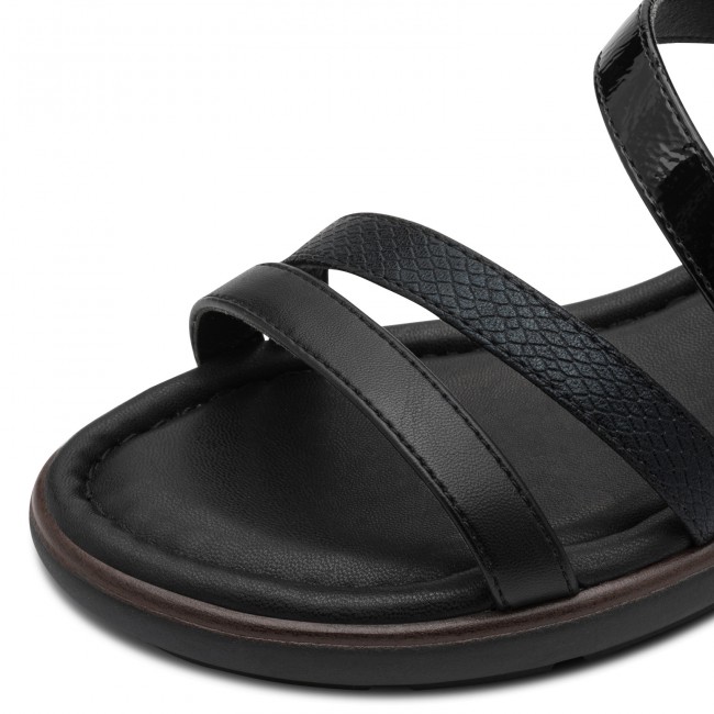 Tamaris 1-28713-46-001 Black Γυναικείες Flatform Πλατφόρμες