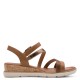 Tamaris 1-28713-46-305 Cognac Γυναικείες Flatform Πλατφόρμες