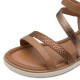 Tamaris 1-28713-46-305 Cognac Γυναικείες Flatform Πλατφόρμες
