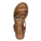 Tamaris 1-28713-46-305 Cognac Γυναικείες Flatform Πλατφόρμες