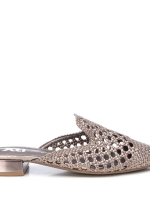 Xti Γυναικείο Flat Mule Χρυσό 143795