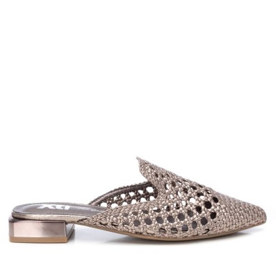 Xti Γυναικείο Flat Mule Χρυσό 143795