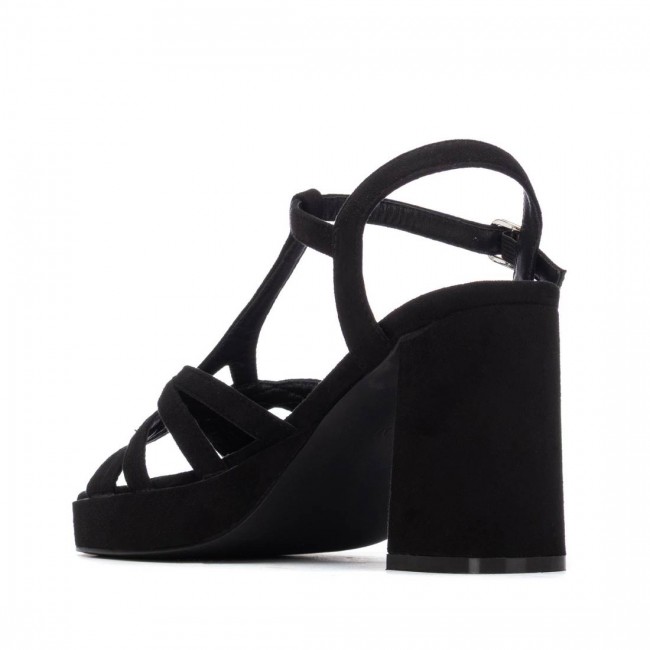 XTI 145104 Black Γυναικεία Ψηλά Πέδιλα