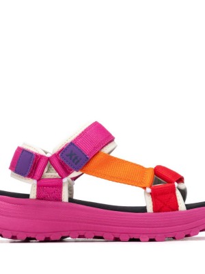 XTI 145181 Fuxia Γυναικεία Flat Σανδάλια