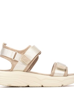 XTI 145264 Beige Γυναικεία Flat Σανδάλια