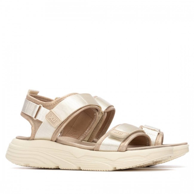 XTI 145264 Beige Γυναικεία Flat Σανδάλια