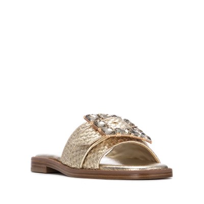 XTI 145308 Gold Γυναικεία Mule Σανδάλια