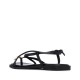 XTI 145358 Black Γυναικεία Flat Σανδάλια