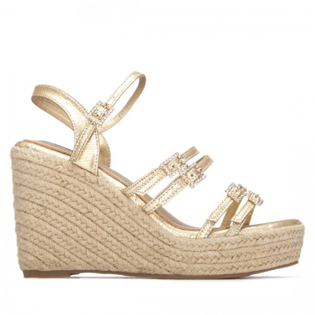 XTI 145423 Gold Γυναικείες Πλατφόρμες