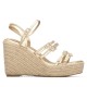 XTI 145423 Gold Γυναικείες Πλατφόρμες