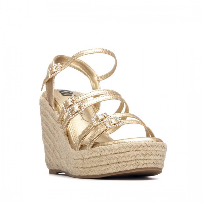 XTI 145423 Gold Γυναικείες Πλατφόρμες