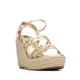 XTI 145423 Gold Γυναικείες Πλατφόρμες