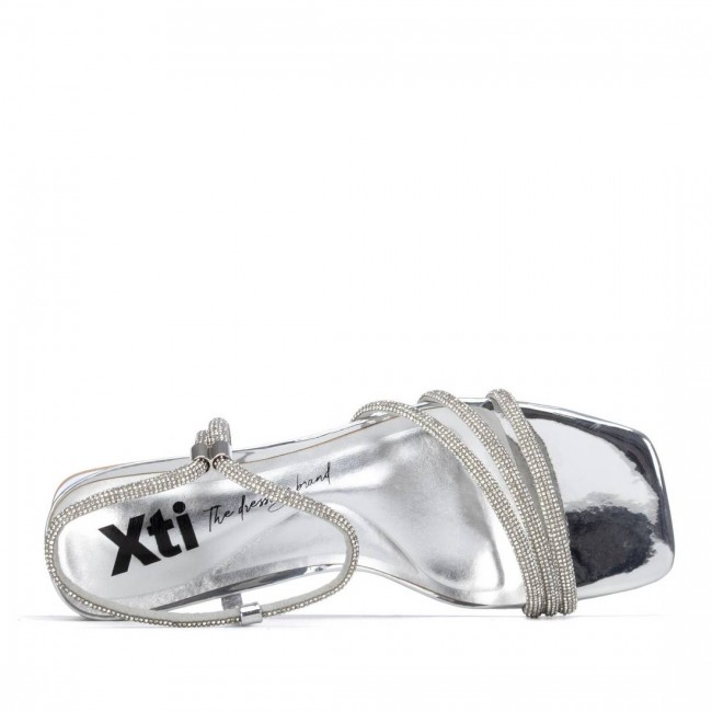 XTI 145425 Silver Γυναικεία Πέδιλα