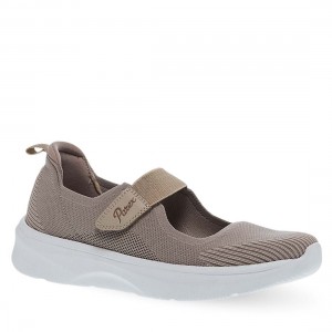 Parex 10433000 Beige Γυναικεία Sneakers με Μπαρέτα