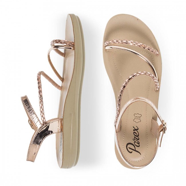 Parex 11531036 Rose Gold Γυναικεία Σανδάλια