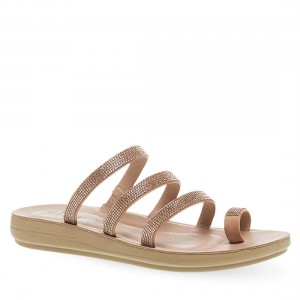Parex 11533065 Gold Γυναικεία Σανδάλια
