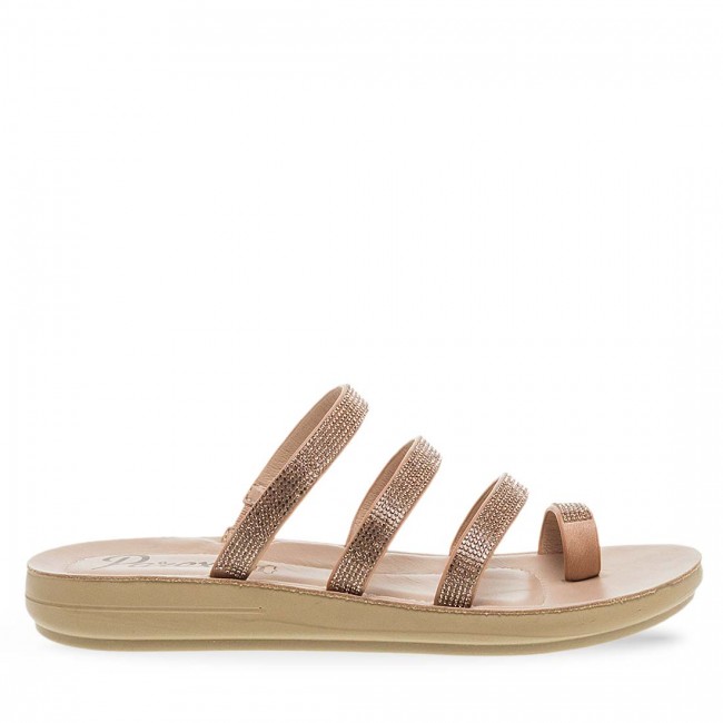 Parex 11533065 Gold Γυναικεία Σανδάλια