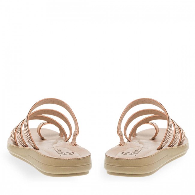 Parex 11533065 Gold Γυναικεία Σανδάλια