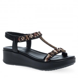 Parex 12733002 Black Γυναικεία Flatform