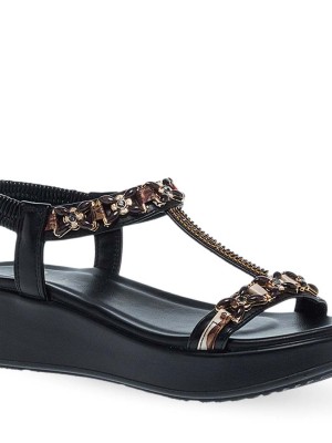 Parex 12733002 Black Γυναικεία Flatform
