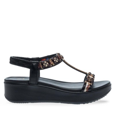 Parex 12733002 Black Γυναικεία Flatform