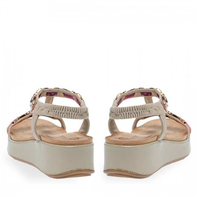 Parex 12733002 Beige Γυναικεία Flatform