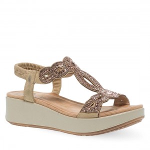 Parex 12733005 Rose Gold Γυναικεία Flatform