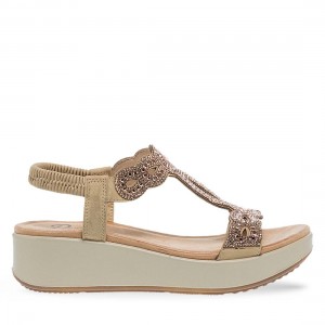 Parex 12733005 Rose Gold Γυναικεία Flatform