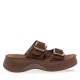 Parex 12733007 Brown Δερμάτινα Γυναικεία Flatform